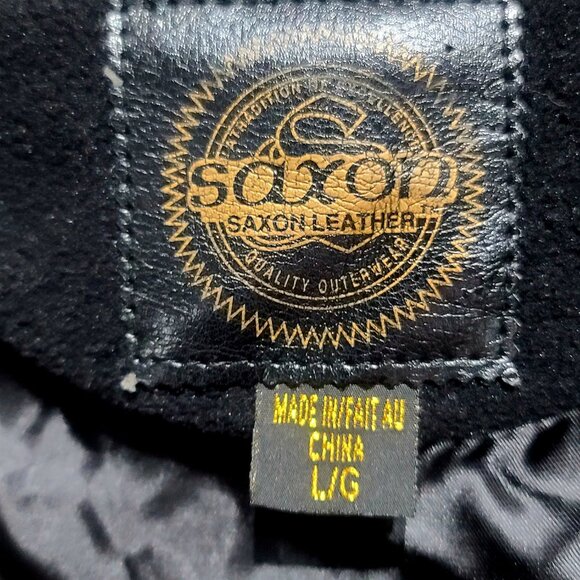 Men's Saxon Leather "Grand Prix" 3-in-1 Jacket (Model No. 9250) - New w/o tags - Picture 4 of 11